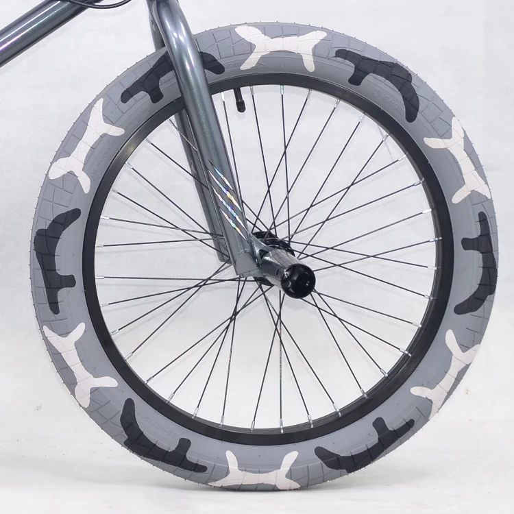 ユニークデザイン迷彩BMX用自転車タイヤ - 多サイズ対応、耐久性あり