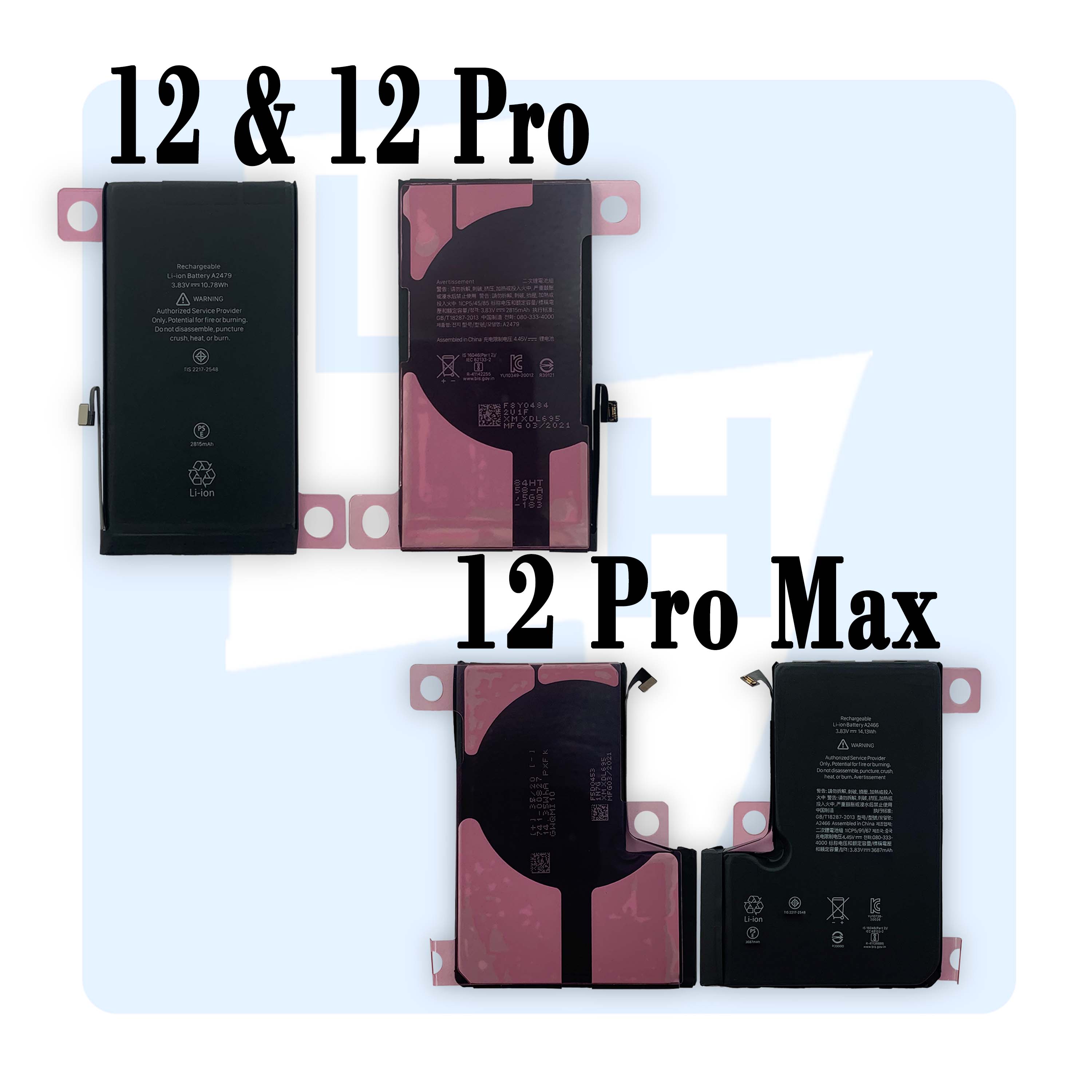 
 Литий-ионный аккумулятор OEM для сотового телефона iphone 11 11 Pro 11 Pro Max 12 Mini 12 Pro 12 Pro Max  