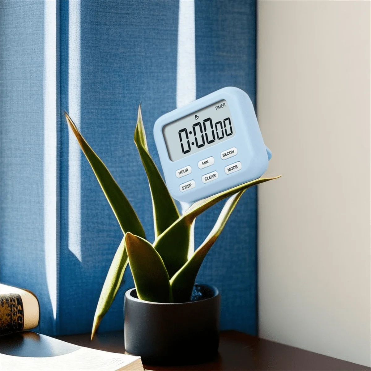 New Square LCD Digital Screen Magnetic Kitchen Timer Cooking Baking Count up Countdown Alarm Clock Sleep Stopwatch Timer