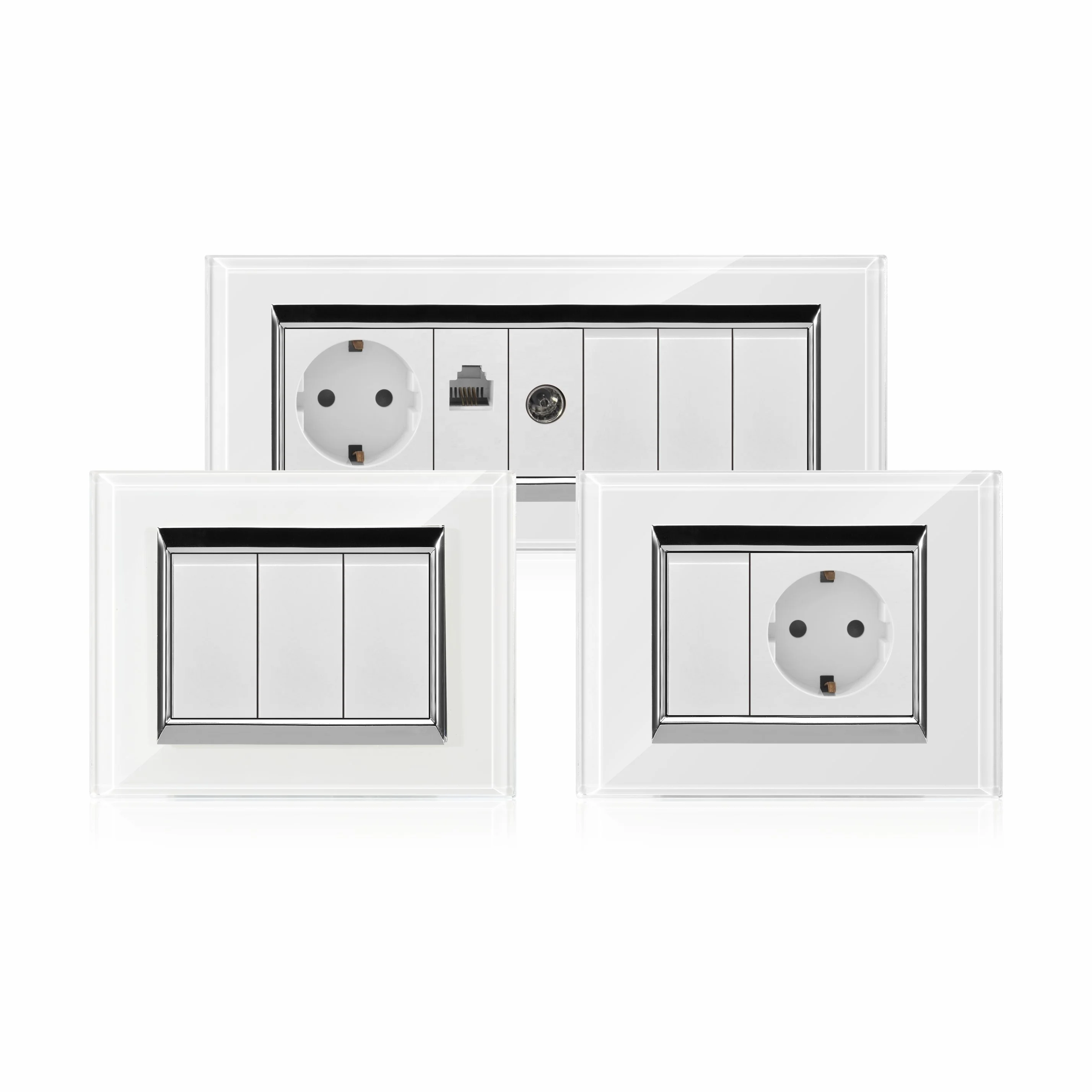 Hot Sale General Purpose European Electrical Wall Modular Socket And Switch Buy Modular Switches Sockets European Electrical Outlet Socket European Wall Socket And Switch Product On Alibaba Com