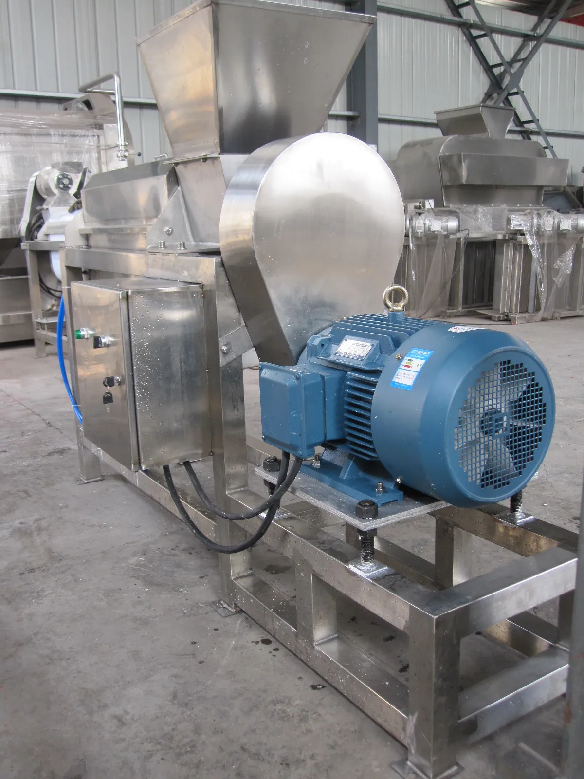 Passion Fruit Juice Processing Juicer Pneumatic Double Spiral