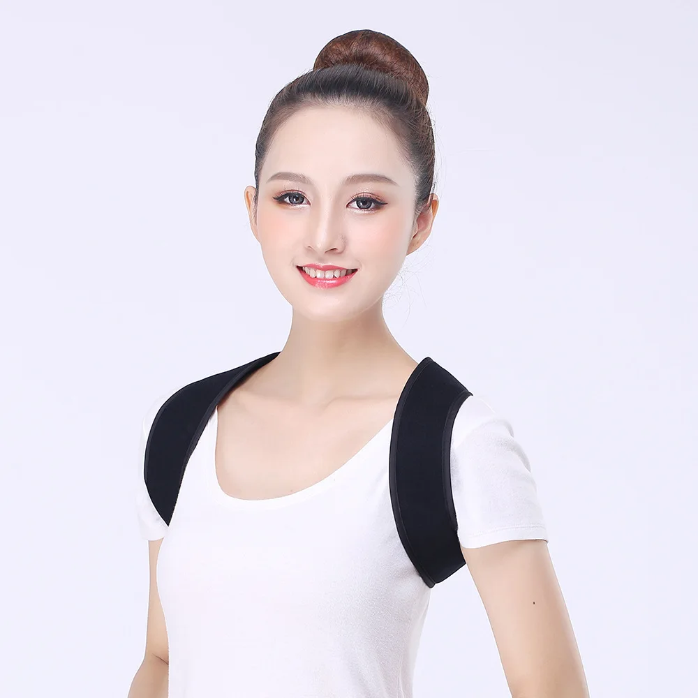 BZ-007 Upper Back Posture Corrector Brace Fabric Clavicle Support for Fractures Sprains Shoulder Protection