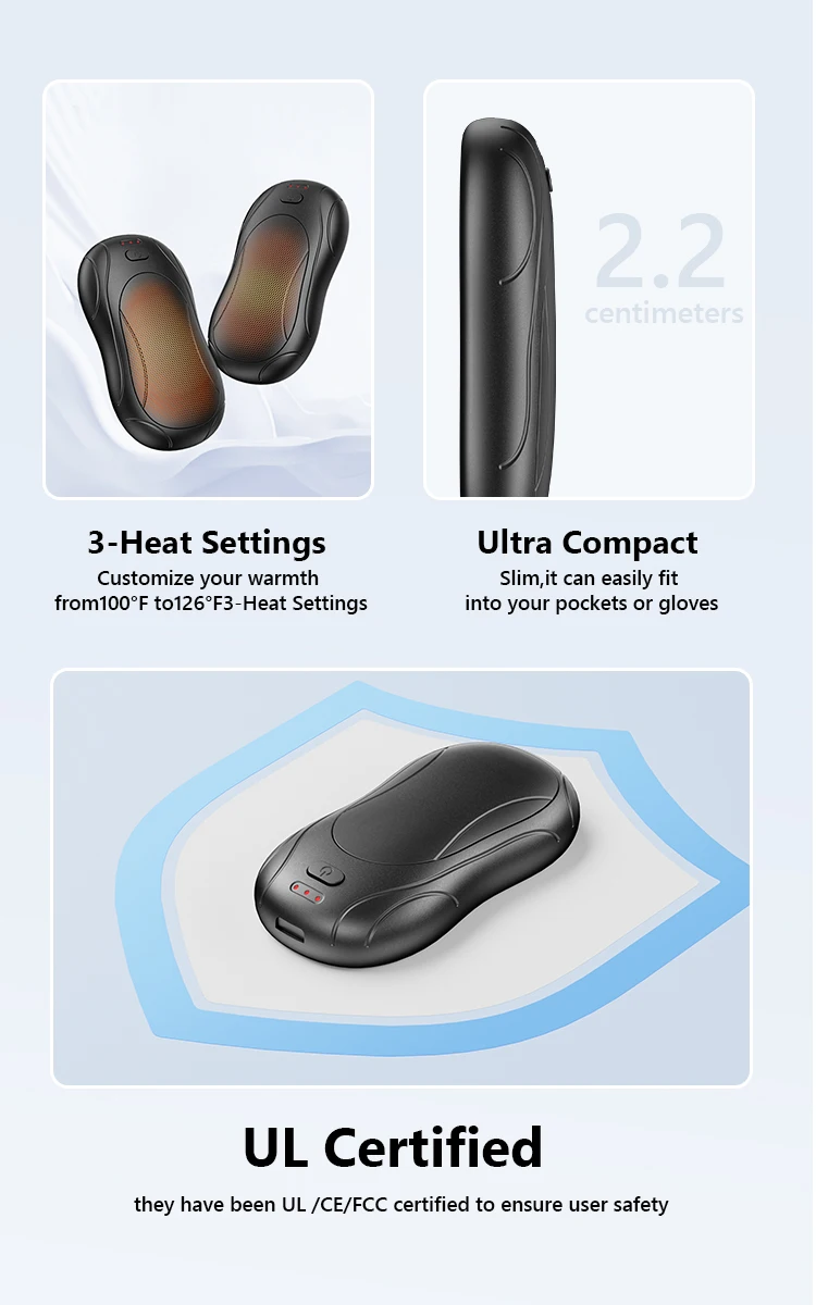 Hand Warmer, 3000mAh, USB, Portable - detail 4