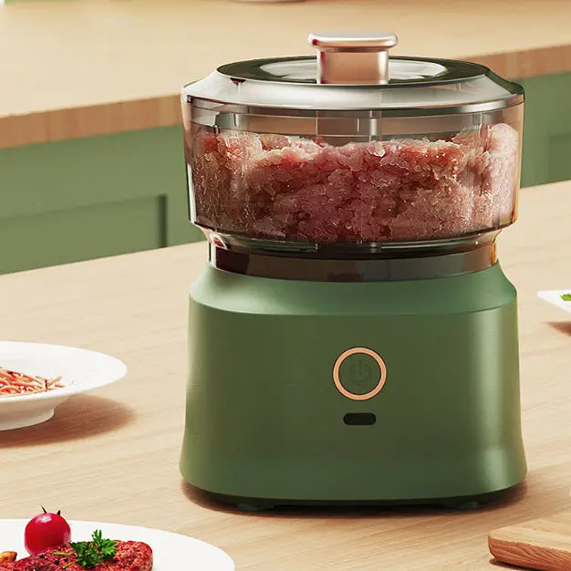 New Kitchen Multifunctional Cooking Machine Wireless Electric Meat Grinder Household Plastic Garlic Grinder Baby Food Processor