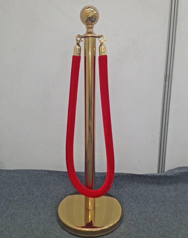 Red Carpet Velvet Rope Hanging Railing Barrier Post Stands Stanchion ...