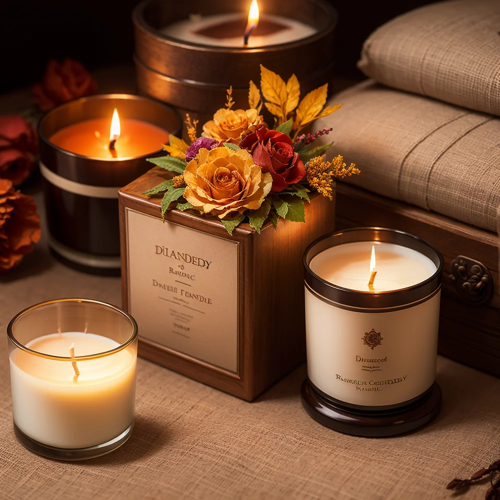 Handmade Candle Home Fragrance Luxury Scented Candles Soy Wax In Bulk