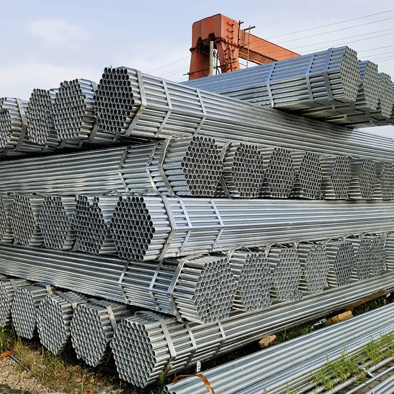 China Top Factory Supply Size 1/2 3/4 1"2"1.5"INCH Gi Pipe ERW Sch 40 80 6M Hot Dipped Galvanized Steel Tube for Construction