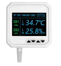 Monitoring  Iot Temperature Sensor Humidity Modbus / TCP / UDP / SNMP Poe Power Supply
