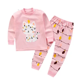 Amben 2021 New Arrival Baby Clothes Wholesale Baby Clothes Sets 100% Cotton Casual Wor winter pajamas kids clothes long-sleeved
