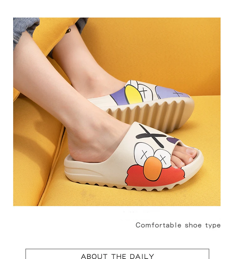 Original High Quality 14 Color Women Elmo Yezzy Slides Men Yeezy Slides