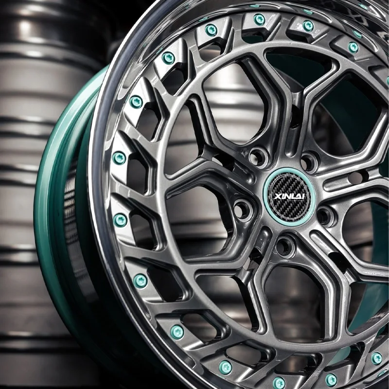 XINLAI Deep Concave 2-piece Forged Passenger Car Wheel 5x120 5x112 5x114.3 Beadlock Wheels 18 19 20 21 22 23 Inch Rims - Image 2