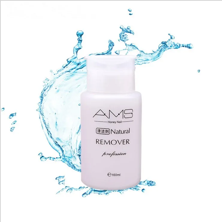 
Натуральное освежающее нежирное средство для снятия лака для ногтей без ацетона 