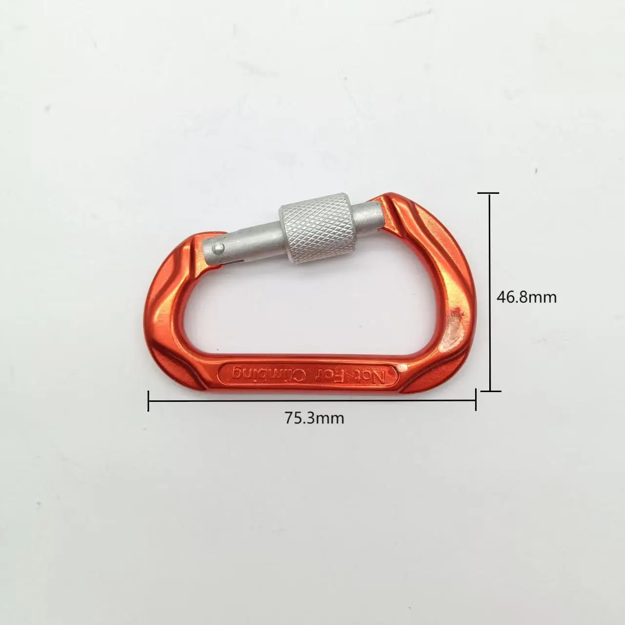 High Quality Aluminium Snap Hook With Lock Snap Nut Buckle Lightweight for Outdoor