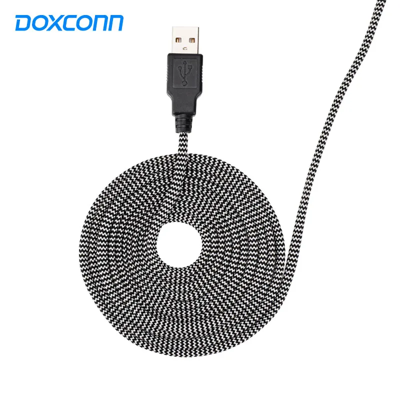 Доксконн заказной USB кабель с нейлоновой оплеткой красочные супер мягкий 550 Паракорд игровой коврик для мыши для Razer Deathadder