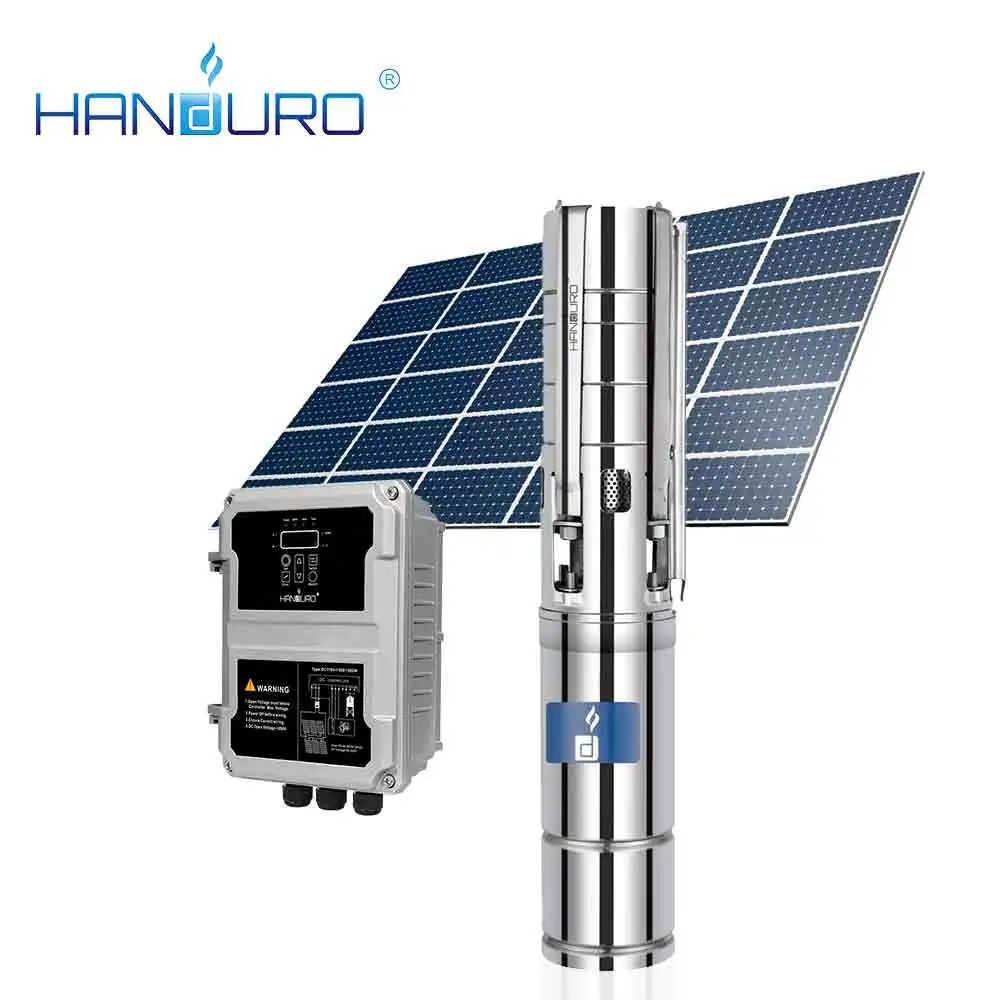 Solar Pump Kit Complete With Panels 200M Head Solar Pump for Deep Well Dc Submersible Solar Water Pump System for Irrigation