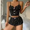 Sfondo nero con cuore rosa