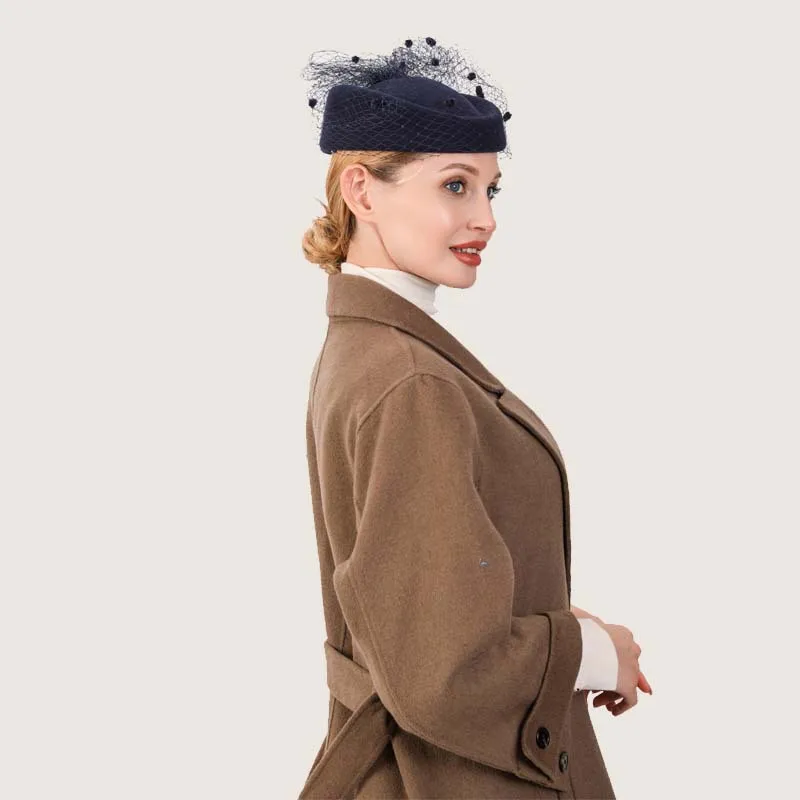 Fashion Small Top Hats for Women Elegant Millinery Beret  display picture 2