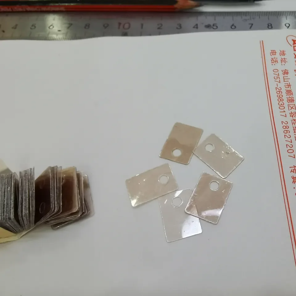 Transparent insulating mica sheet high temperature insulating mica gasket