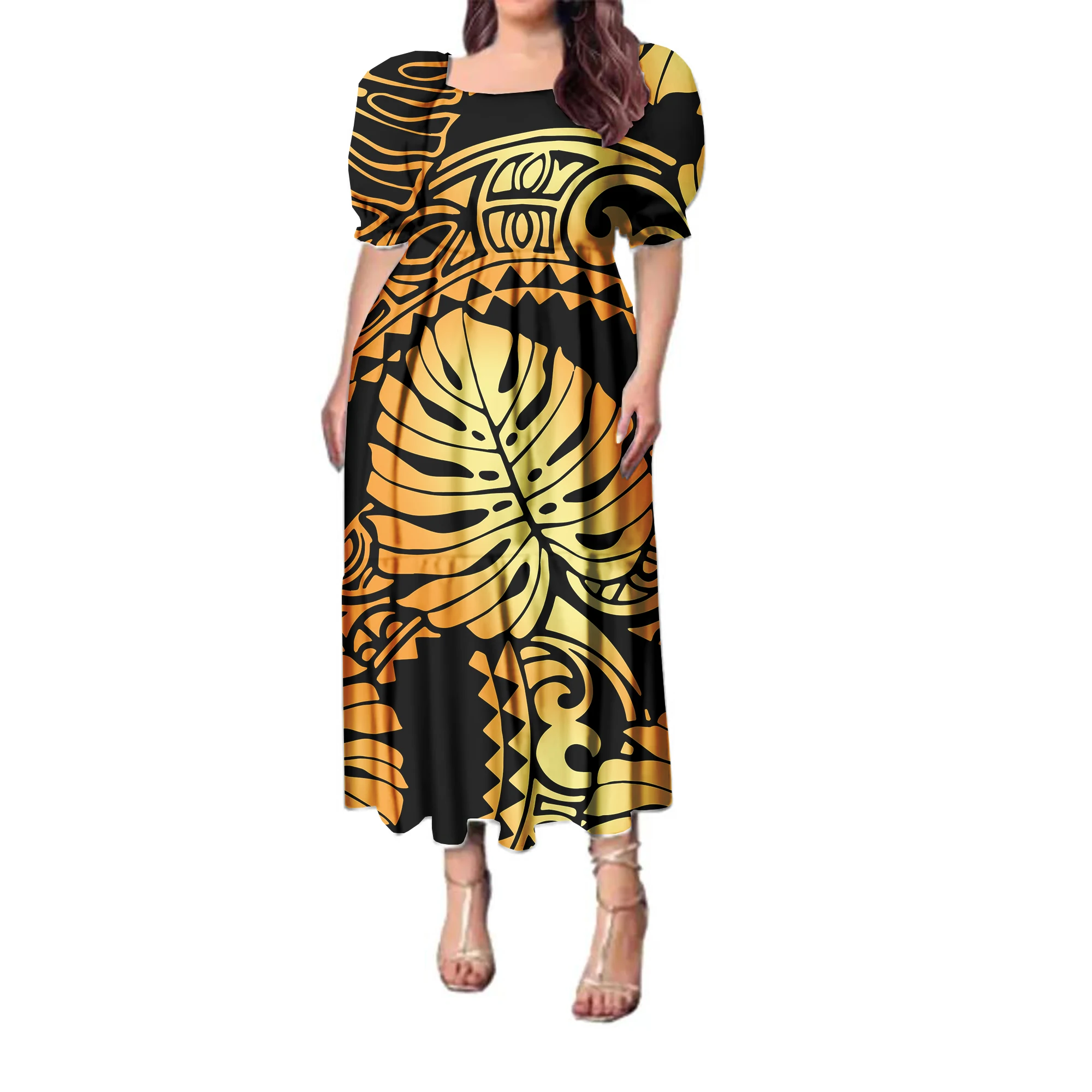 white christmas dresses Scarlette Black Old School Tattoo Midi Dress main image 1