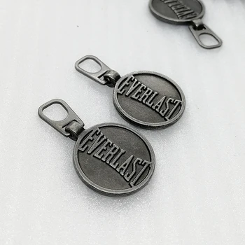 20mm High Quality Bag Accessories Most Popular Pewter Color Round Backpack Label