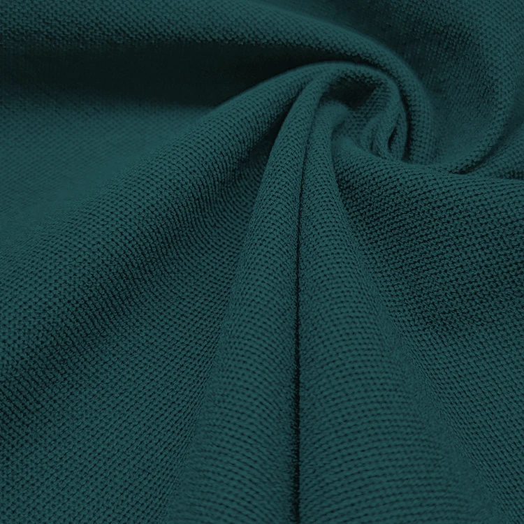 Quick Dry Knitted Sorona Pique Fabric Polyester Material , Plain Dyed 100% Polyester Pique Fabric for Sale/ supplier