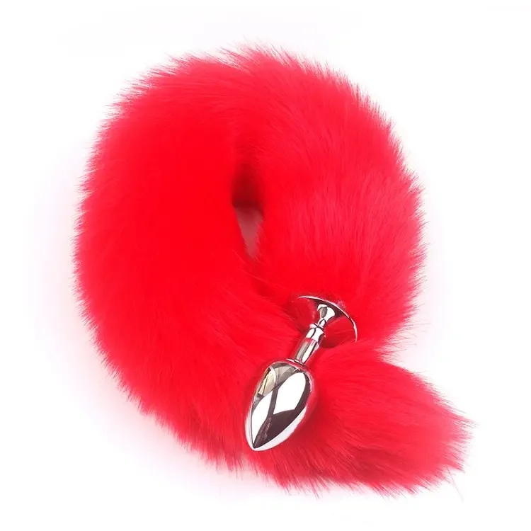 best fox tail anal plug Adult Sexy Toy Metal Fox Tail Anal Butt Plug for Women Couples BDSM Game  Cosplay main image 0