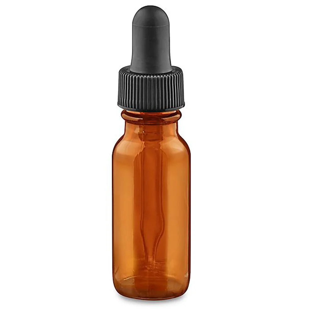 High Grade 5ml 10ml Dropper Glass Amber Bottle for Essential Oil