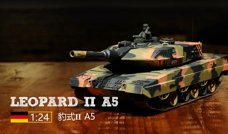 Heng Long 1:24 Remote Control Airsoft Tank - Leopard II A5