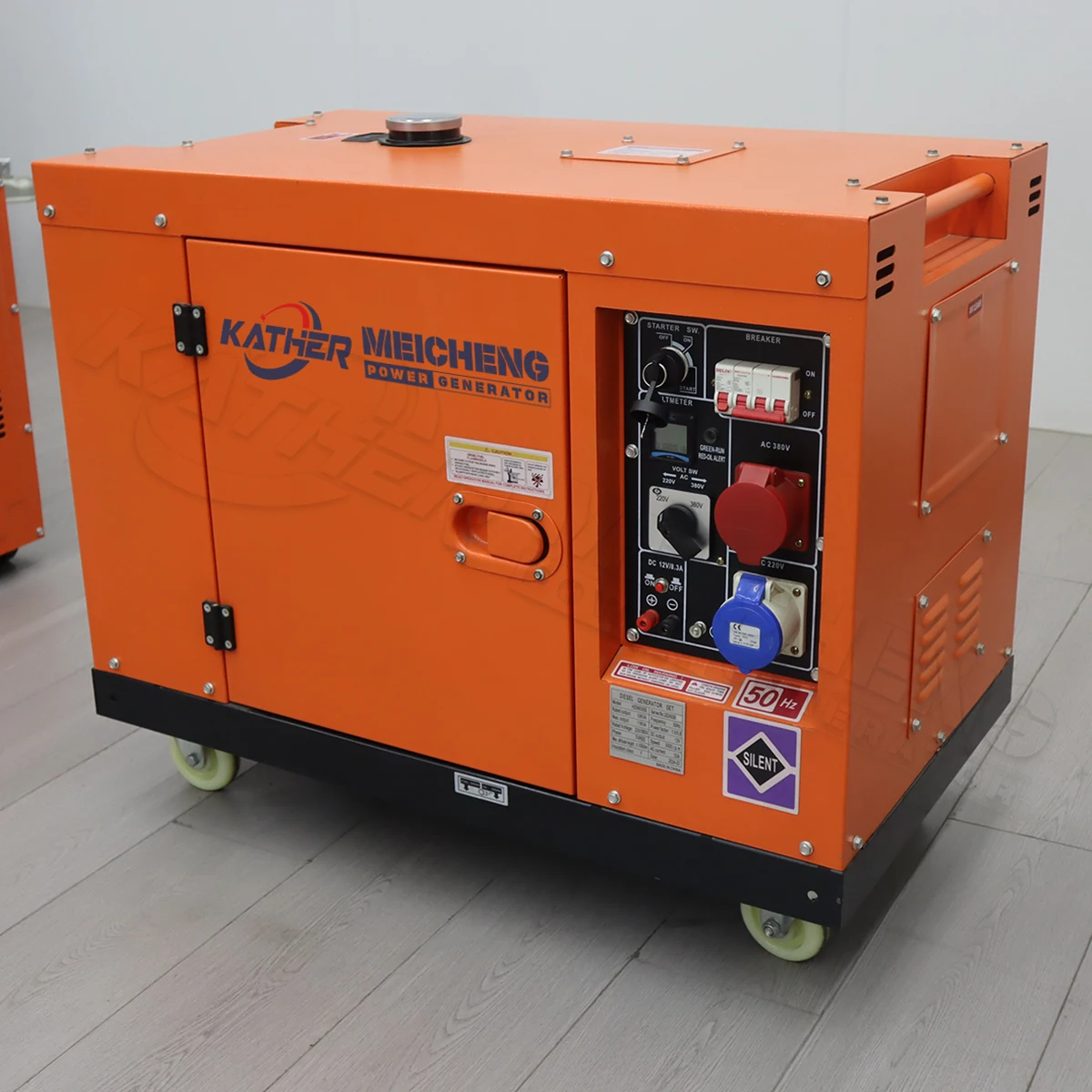 Portable Silent Diesel Generator  8KW 10KW 12KW 15KW 20KW 25KW Single/Three Phase Super Silent Emergency Backup Power Low Noise