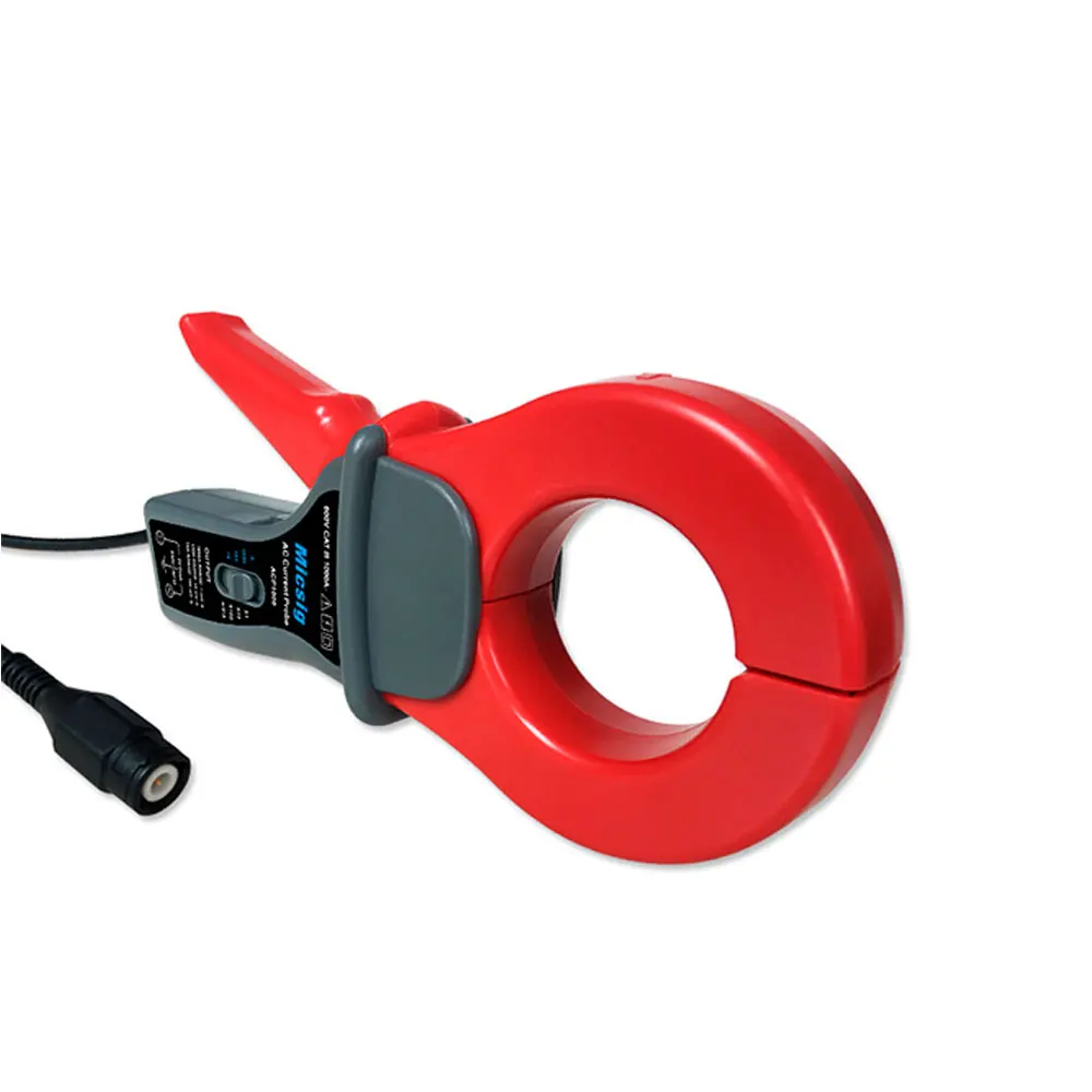Micsig Oscilloscope Probe ACP1000 AC Current Probe With 5ft Bnc Insulated Coaxial Output Cable Operating Frequency 10hz 100khz Test Current Range 0 1a 1000a