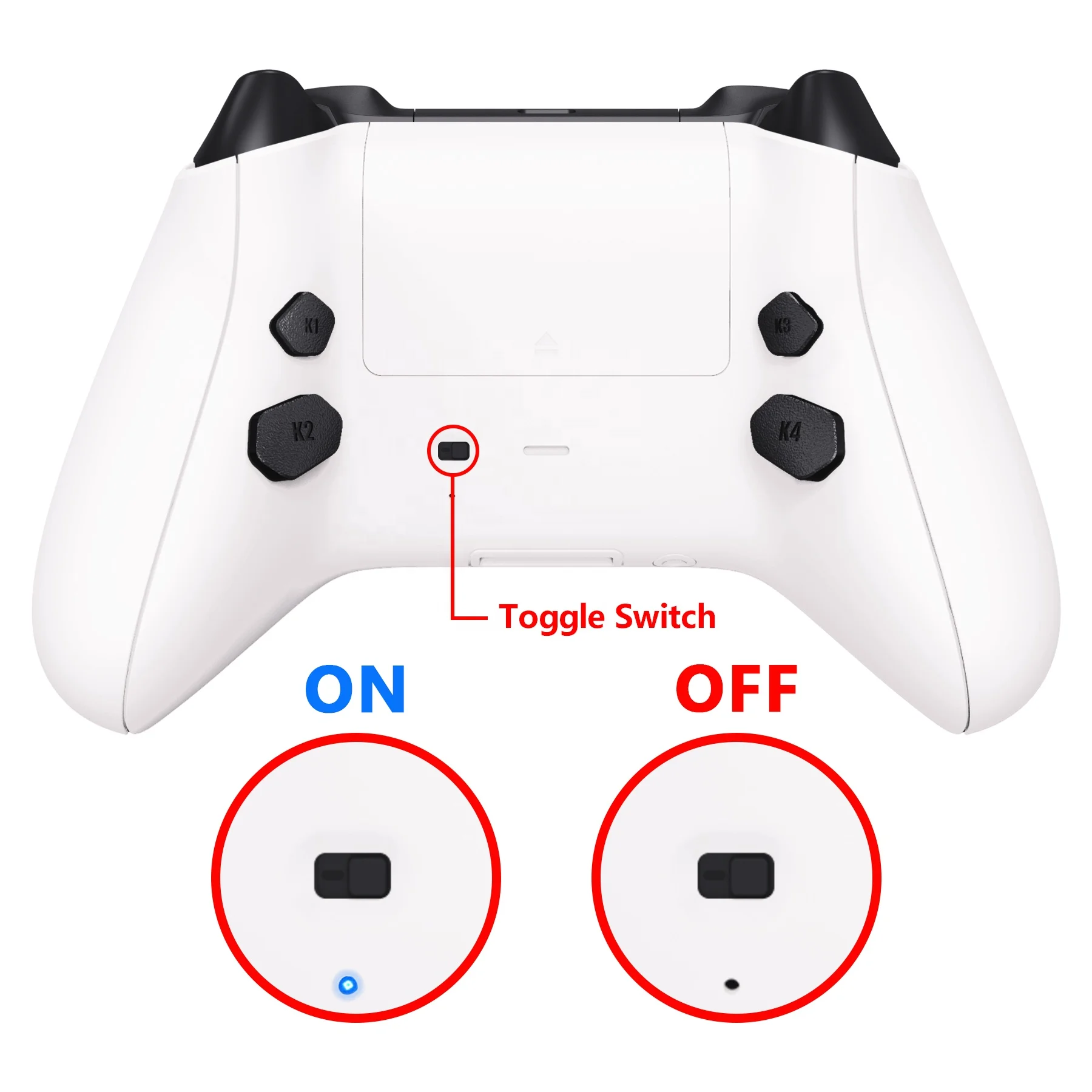 Customized Mod Kit Remappable Remap Back Button Attachment for Gamepad Xbox Series X S Joystick