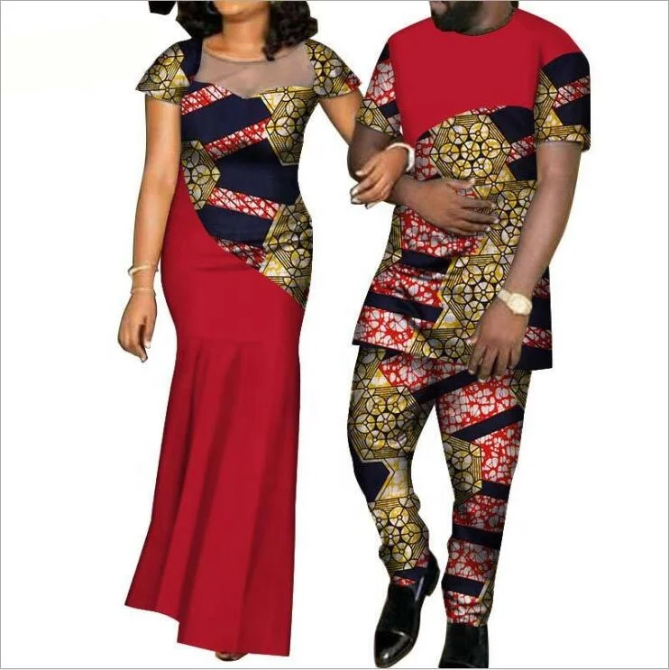 Cotton Real Wax Fabric Africa Clothing African Wax Print Couple ...