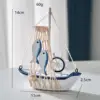 Adesivo pesce timoniere piccola barca