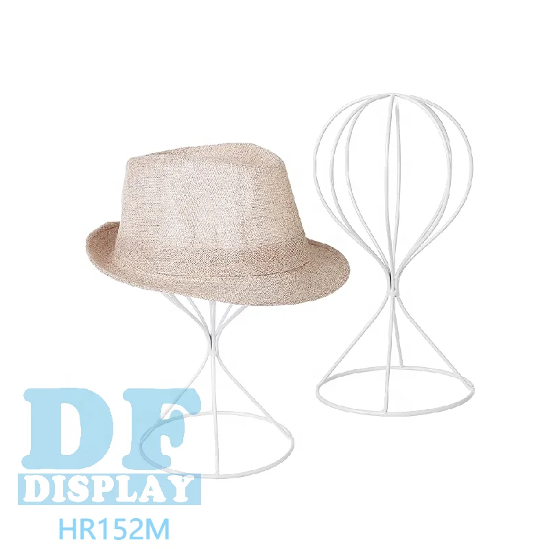 Tabletop Hat Rack Metal Wire Wig 