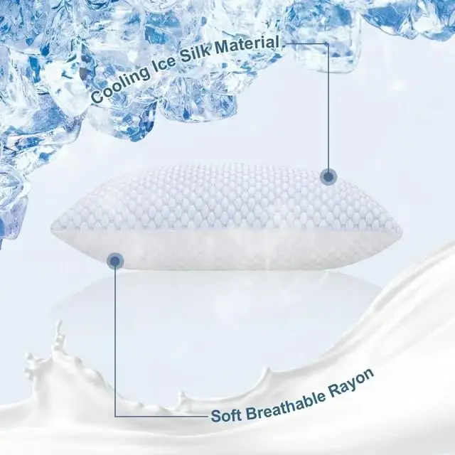 Luxury Hotel Home Bed Pillow Adjustable Firm Support Pillow Shredded