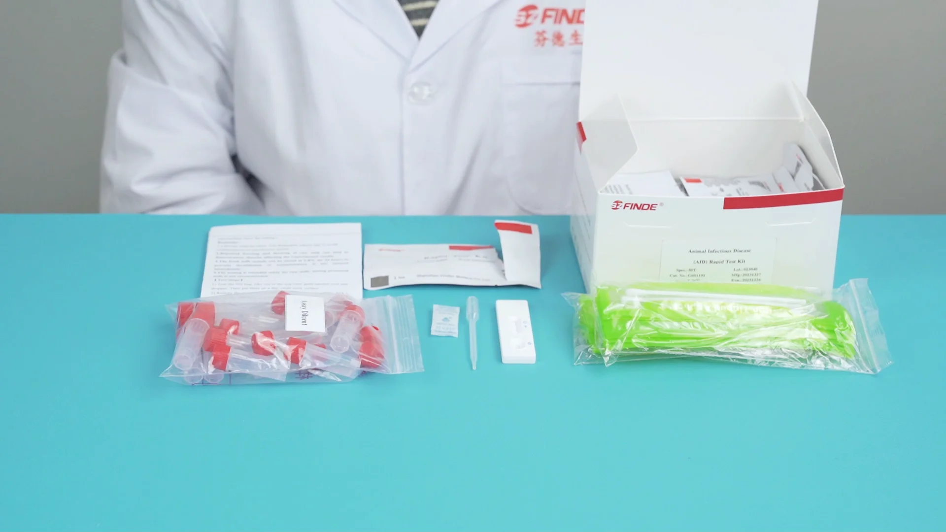 Dags Instrument Rapid Canine Adenovirus Antigen (cav Ag) Test Kit Veterinary Instrument ...