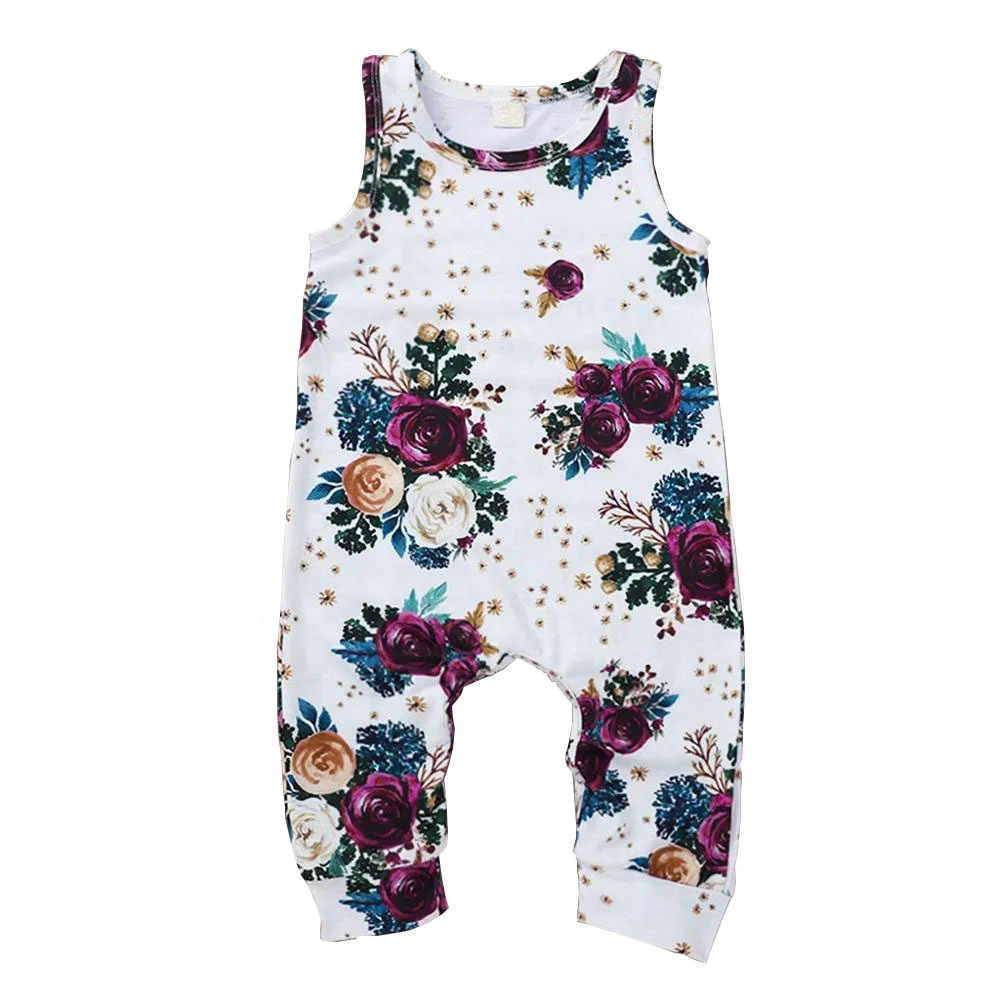 Barboteuse Sans Manches Pour Petites Filles Vetements D Ete Imprime Floral Boutique Combinaison Pour Bebe Vente En Gros Buy Combinaison D Ete Pour Bebe Barboteuse Florale Pour Bebe En Bas Age Vetements Pour Bebe Fille Product On Alibaba Com