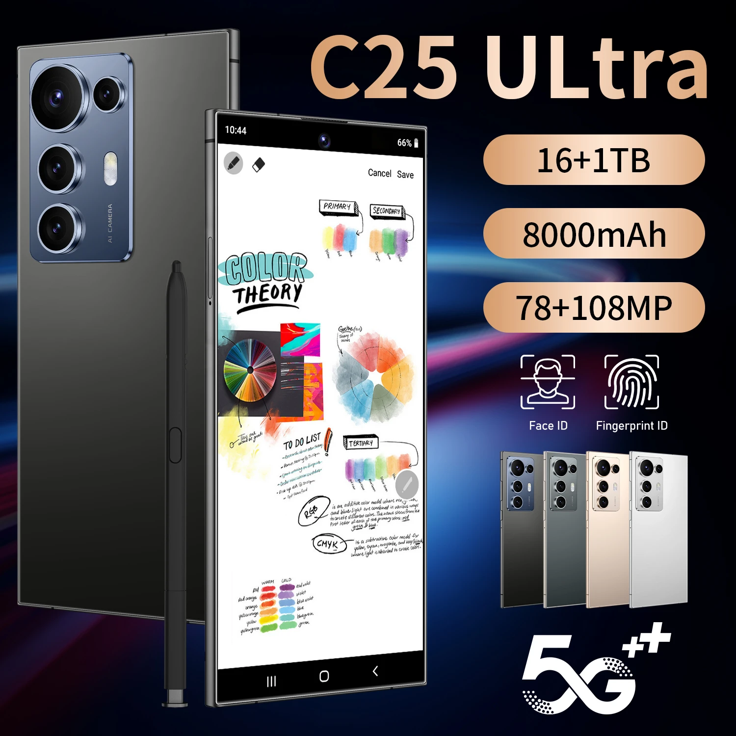 High Configuration 2025 Latest C25 Ultra Smart LTE 16GB 1TB HD