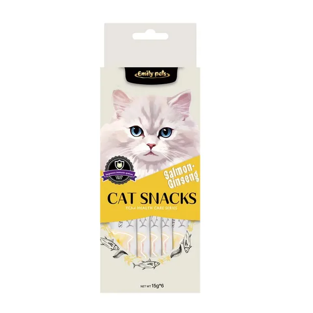 Healthy Pet Food Enhance immunity function-Ginseng Cat Snacks Nutritious Fish Dried Lick Sauce Wet Food Treats Snack