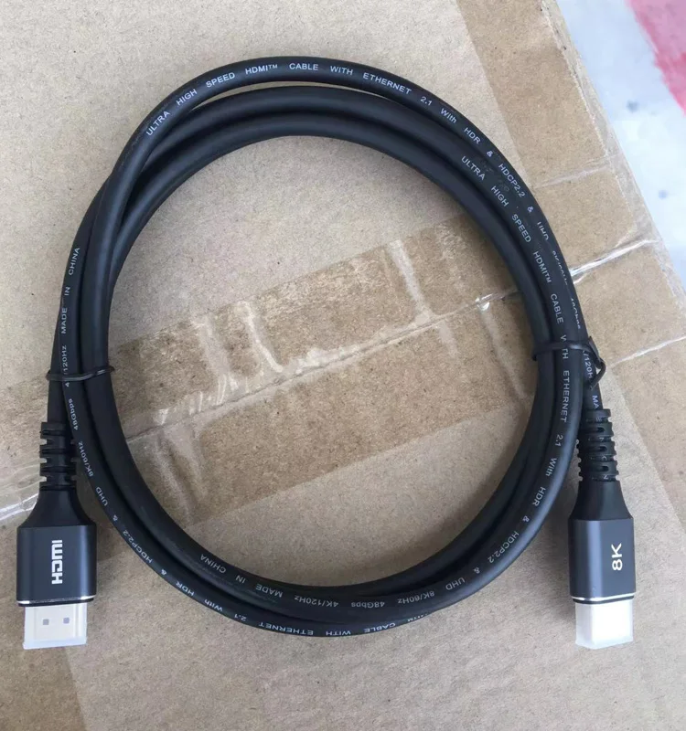 High Speed HDMI Cable with Ethernet Support 8K 60hz Cable Roll Male to Male