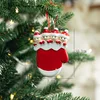 4 elves red gloves - resin small pendants