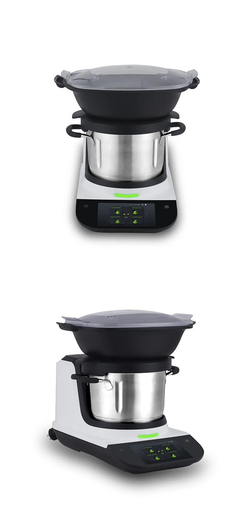 Large 5l Stainless Steel Bowl Thermomix 7inch Color Screen Thermomixer