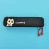 Black cat head pen case