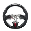 LED+Carbon+Perforated Leather+Black Stitching