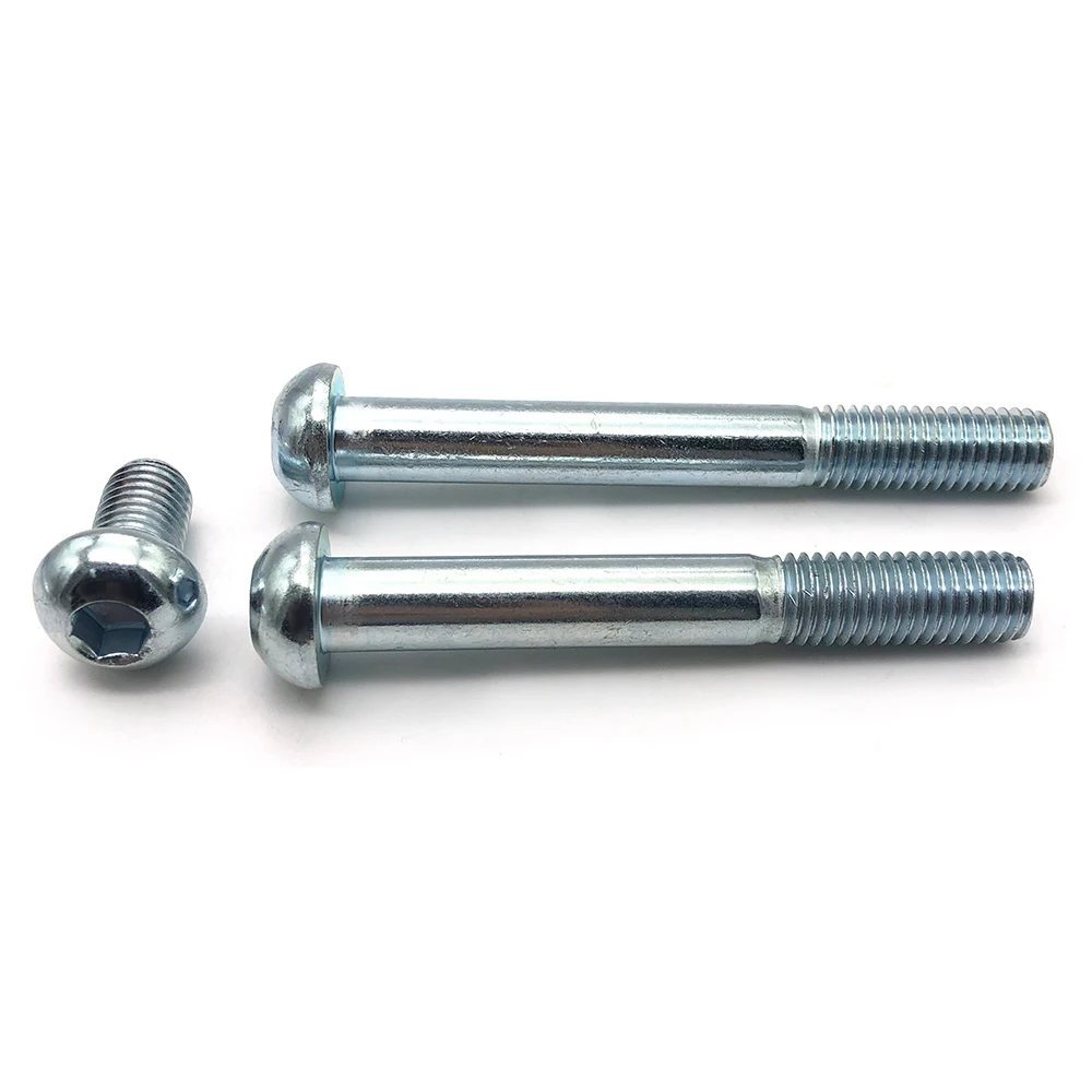 Cup Allen M2 M3 M4 M5 M6 M8 M10 Stainless Steel Hex Drive Hexagon Socket Round Button Head Machine Screws