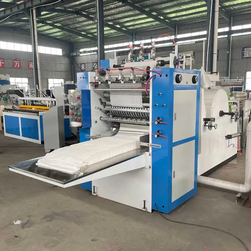 Automatic 3 Line Soft Facial Tissue Paper Machine Facial Tissue Machine Facial Tissue Box Making Machine