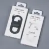 Black cable with box package