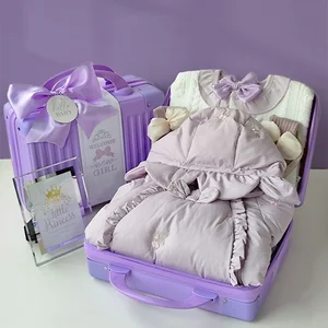 Baby Item Winter Fleece-Lined Thickened Warm Pretend Play Preschool New Born Baby Gift Set