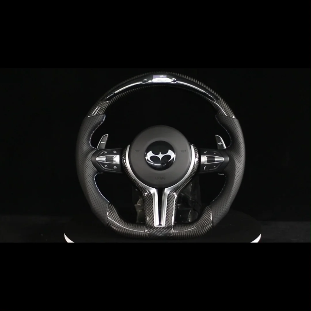 Custom Alcantara Carbon Fiber Steering Wheel Fit For Bmw F87 M2 F80 M3