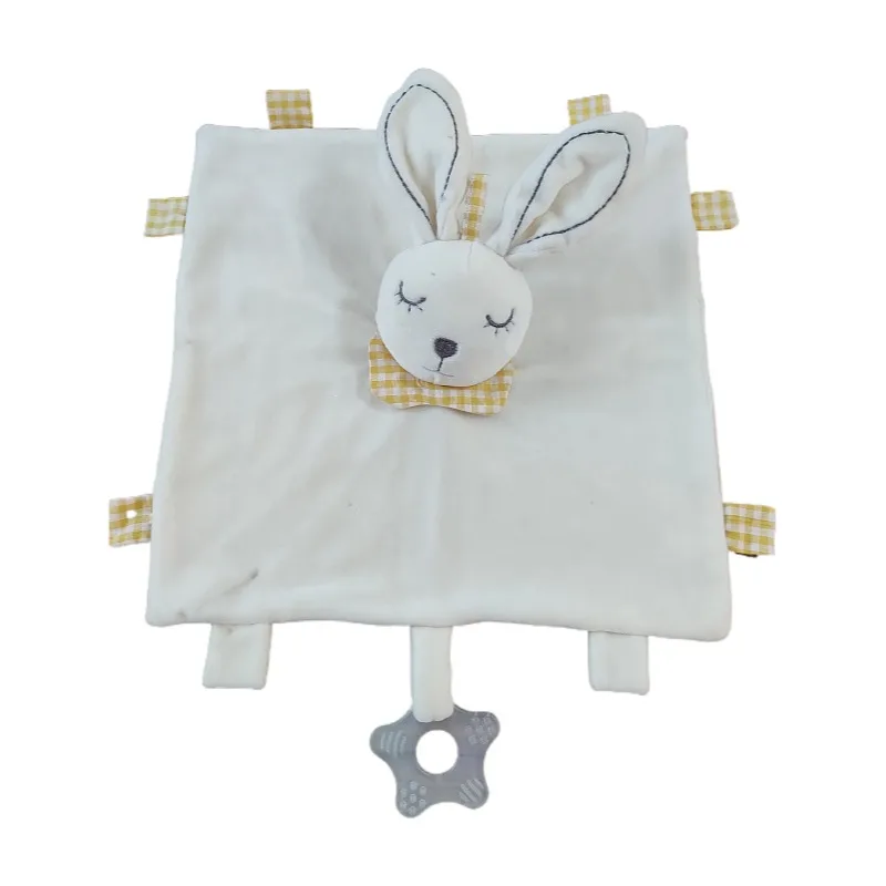 Newborn Comforter Blanket Stuffed Toy Animal Design Soft Cotton Baby